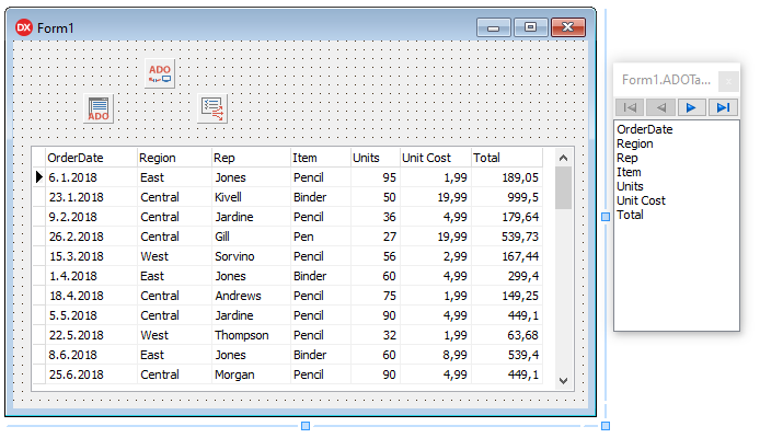 Jak přistoupit z Delphi k MS Excel souborům XLS(X), obr. 5
